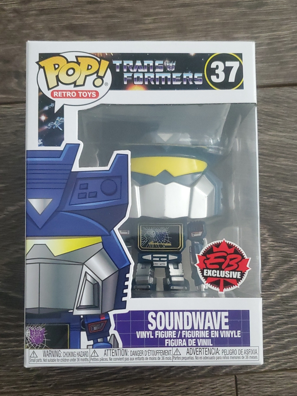 TRANS FORMER Soundwave #37 Funko EB Exclusive